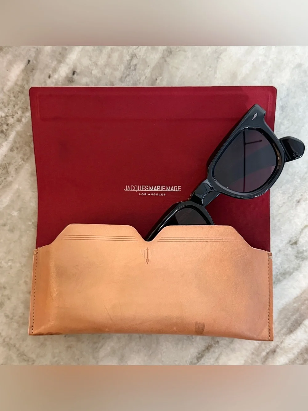JACQUES MARIE MAGE VENDOME SABER SUNGLASSES 💯 AUTHENTIC BLACK PINK JAPAN $1000